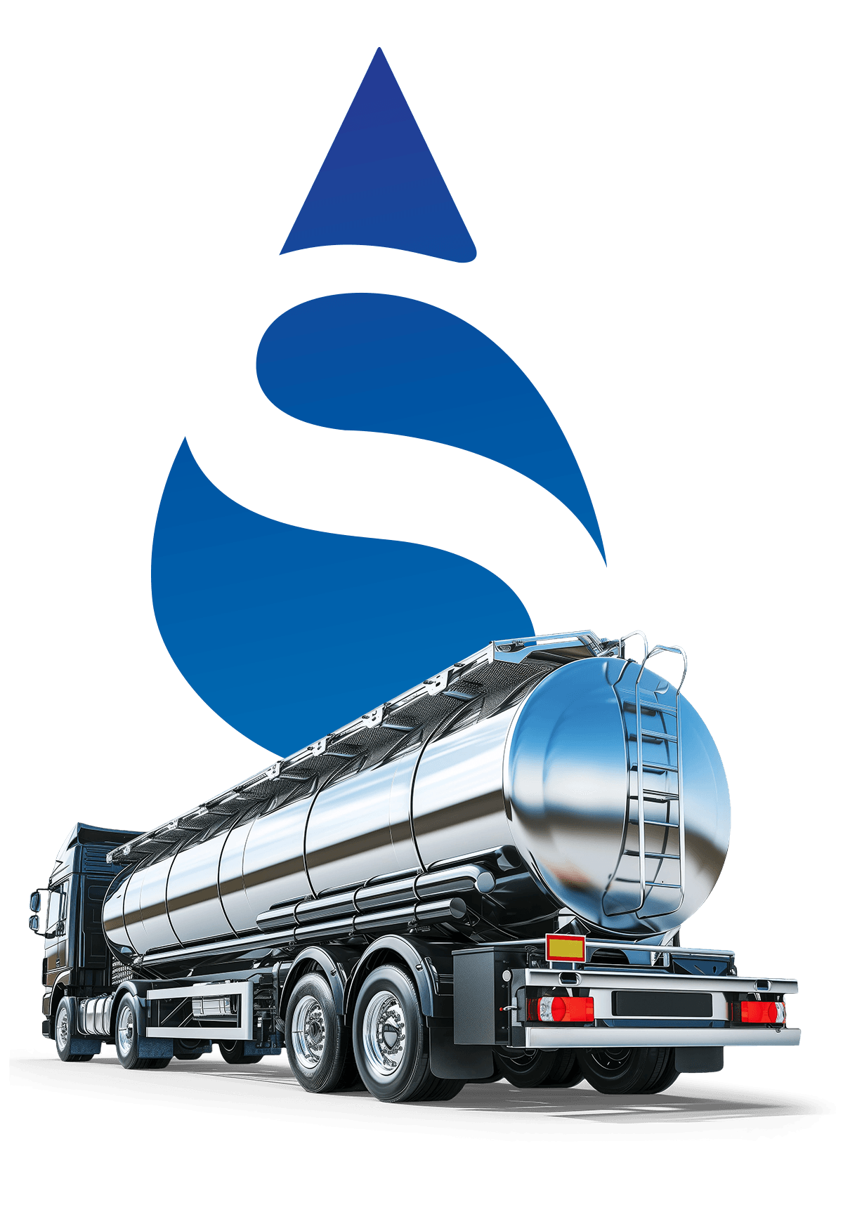 Professional Shoreline Marine fuel delivery truck with branded logo